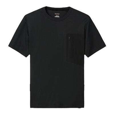 蜘蛛春夏男凉爽舒适短袖圆领T恤