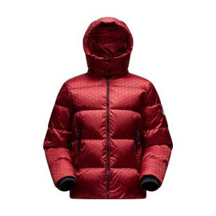 【檀健次同款】美力城红色鹅绒服男女情侣外套宽松加厚羽绒服172