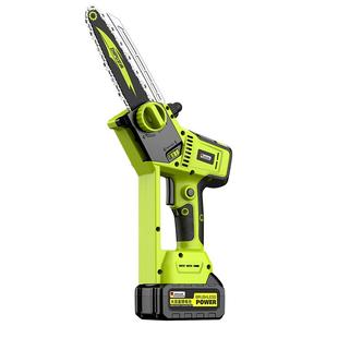 电锯家用小型手持锂电池大容量电动手锯充电式电链锯伐木锯树神器