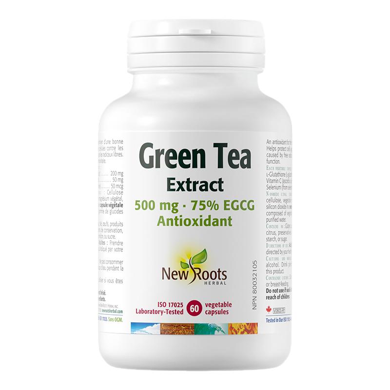 Newroots进口绿茶提取物茶多酚胶囊运动代谢egcg儿茶素60粒