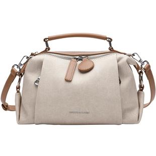 稻草人包包2025新款秋冬单肩斜挎包大容量波士顿包时尚通勤枕头包