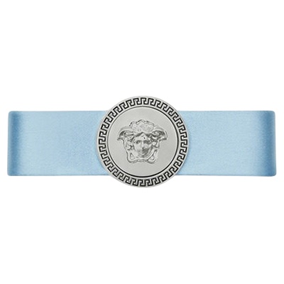 【季末优惠】VERSACE/范思哲 女士Gianni Ribbon真丝混纺发夹