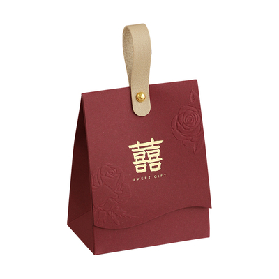 中式手提喜糖盒高级感