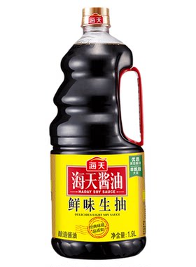 海天鲜味生抽1.9L酿造酱油
