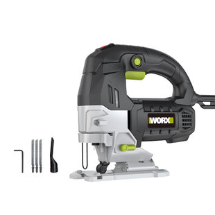 威克士电动曲线锯WE462木工曲线电锯木板切割机充电式电动工具