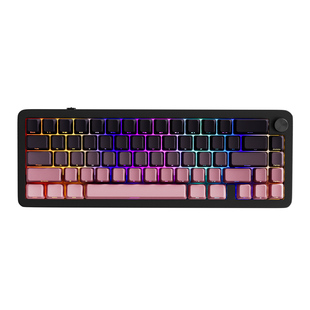 黑吉蛇AL65无线三模铝合金机械键盘68配列铝坨坨套件Gasket结构