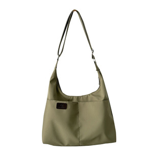 轻便帆布包包大容量女单肩斜跨包大学生上课书包休闲百搭日系学院