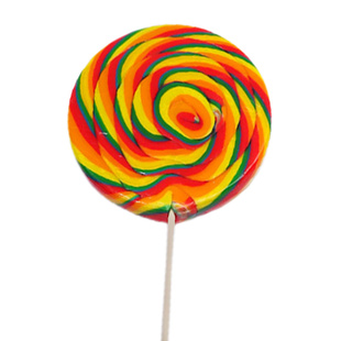 七彩波板糖棒棒糖网红爆款彩虹儿童水果糖果奖励学生超大零食硬糖