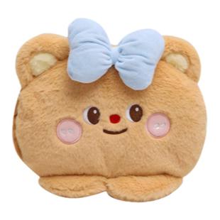 小熊热水袋痛经暖肚子神器宿舍充电暖宝宝防爆暖手电暖袋2025新款