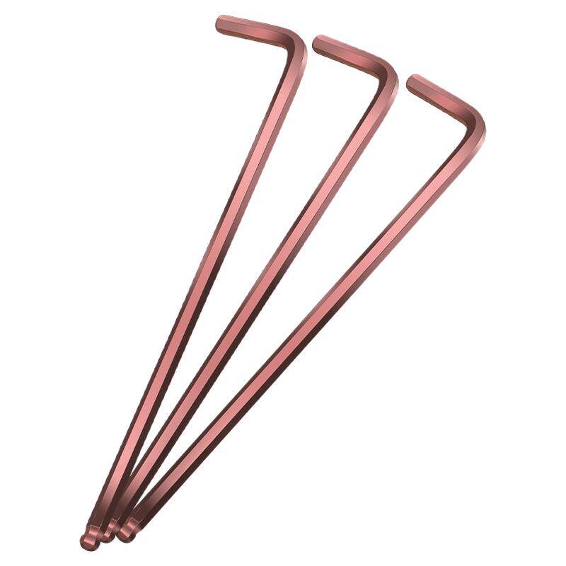 内六角扳手单个高强度S2球头L型加长内六方六棱扳手内6角2.5mm4mm