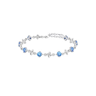 999纯银四叶草手链女生轻奢小众精致2025年新款女款手镯生日礼物