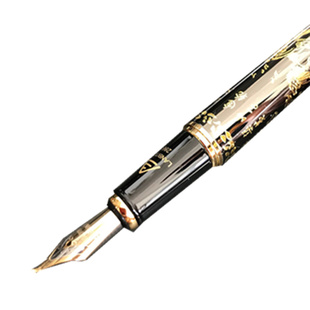 (送笔尖)烂笔头金属龙头弯尖美工钢笔大明尖学生绘图练字书法笔