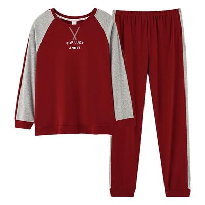 100%纯棉加厚女士睡衣套装