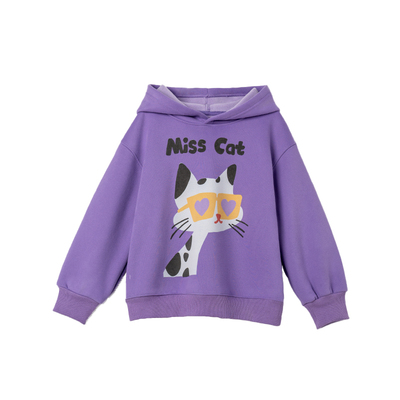 笛牧女童加绒卫衣冬装新款外套厚