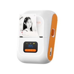 德佟DP26P高清版照片打印机300dpi家用小型黑白图像相片爱豆小卡图片简笔画手账贴纸手持蓝牙手机照片打印机