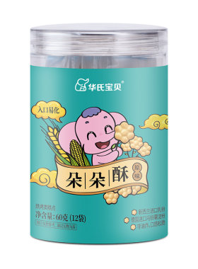 华氏宝贝朵朵酥非油炸饼干