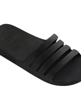 Havaianas条纹鞋带休闲一字拖
