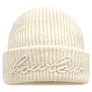 羊毛混纺帽子女冬2025款秋冬大头围显脸小适合方圆脸女士时尚洋气