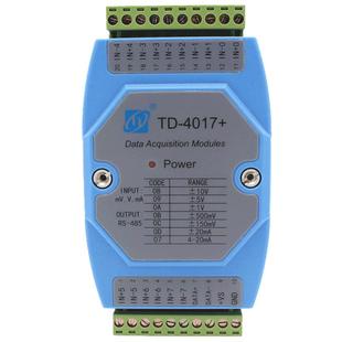 4-20mA转485模拟量电流采集多路信号隔离IO模块电压10V ModbusRTU