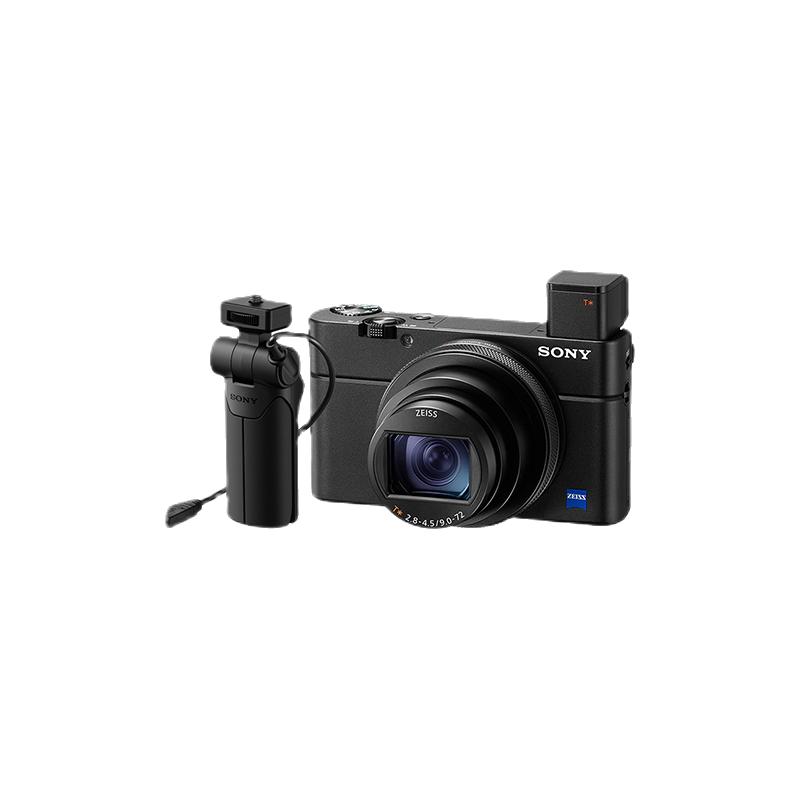 【自营】Sony/索尼 DSC-RX100M7G手柄套装黑 4K数码视频相机100M7