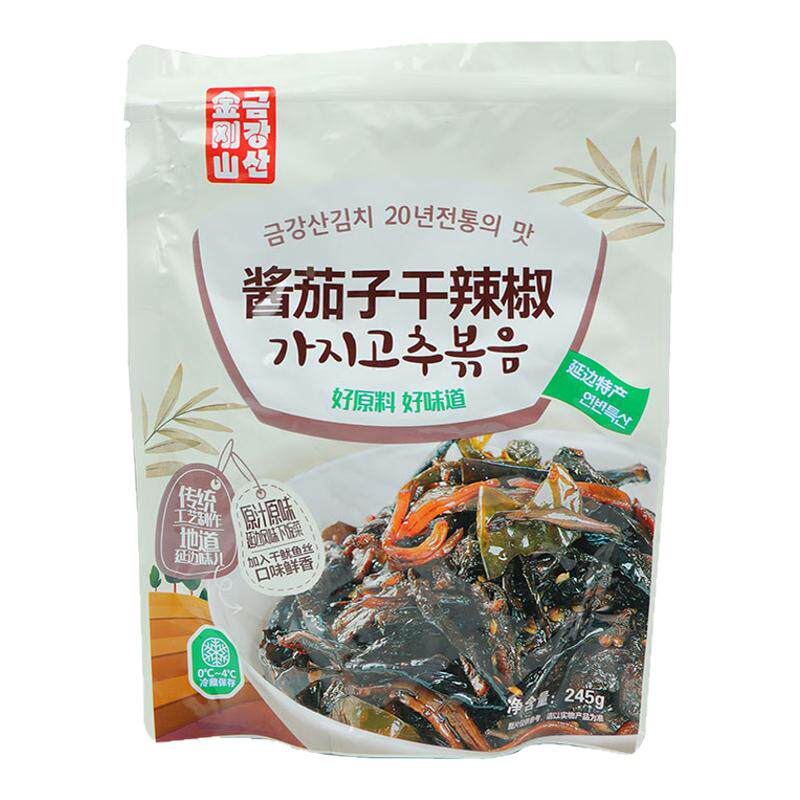 金刚山酱茄子干辣椒延边特产美食