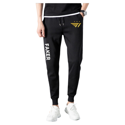 T1战队S12总决赛FAKER队服小脚裤