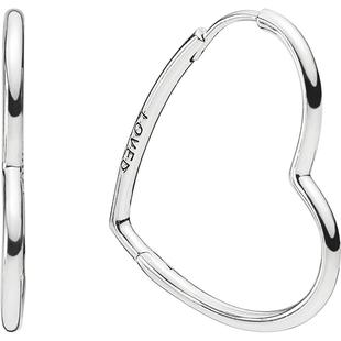 Pandora潘多拉俏皮爱心耳环非对称心形设计百搭礼物