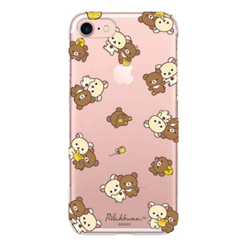 Outlet日本正品轻松熊苹果iPhone78透明手机壳Disney迪士尼适用苹果SE23代保护套卡通可爱个性小众
