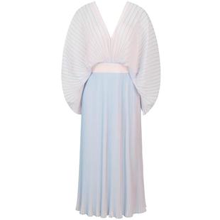 左岸潇同款 YES BY YESIR叶谦原创设计轻奢压褶长款轻礼服