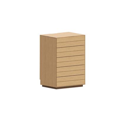 出乎生活莫伊五斗柜北欧实木五斗柜日式原木风客厅收纳抽屉边柜