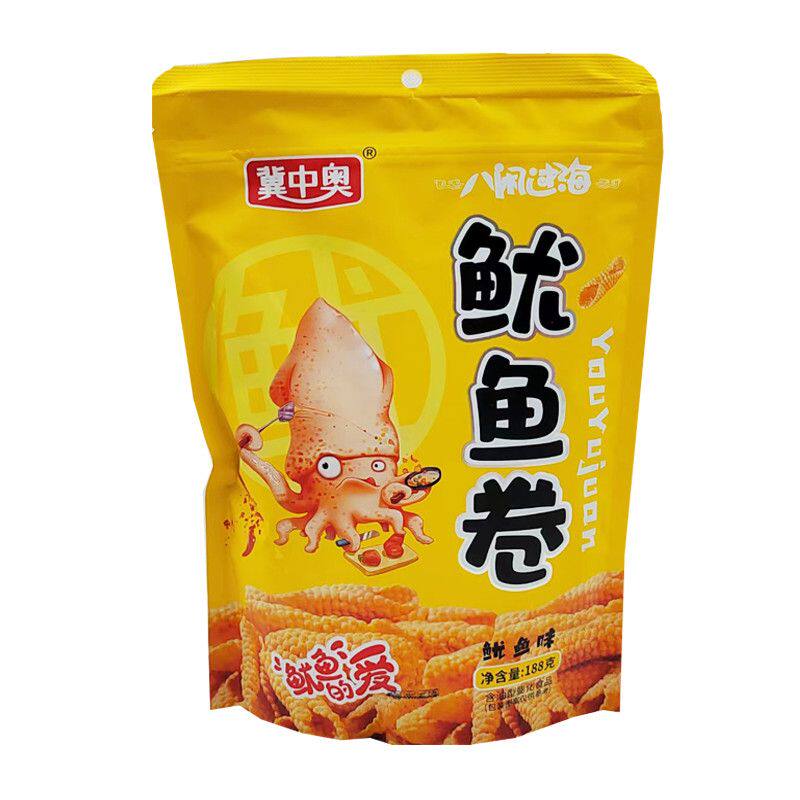 冀中奥 鱿鱼卷 网红休闲零食 办公室小零食童年的味道经典美味