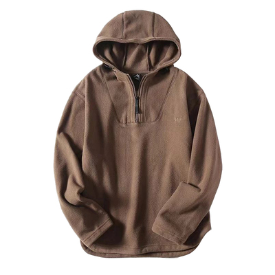 经典半拉链连帽潮卫衣