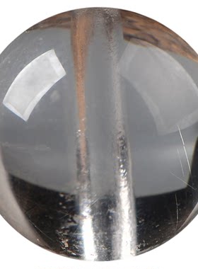 天然水晶星光白水晶散珠子