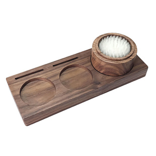 轰炸机驭系列旋风布粉针残粉清洁毛刷压粉器布粉器收纳底座木板