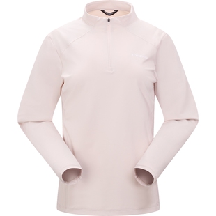 探路者2026新款长袖男户外徒步防晒UPF50+透气速干凉感立领T恤女