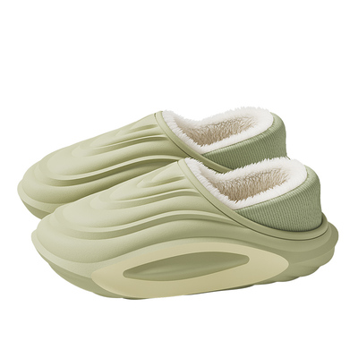 防水棉拖鞋男士冬季包跟外穿棉鞋