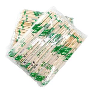 一次性筷子饭店专用竹筷外卖快餐卫生碗筷便宜方便家用餐具圆快子