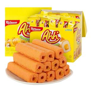 纳宝帝丽芝士玉米棒160g威化饼干草莓奶酪味办公室休闲小吃零食