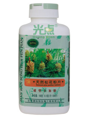 德科特野生松花粉片不加糖300片