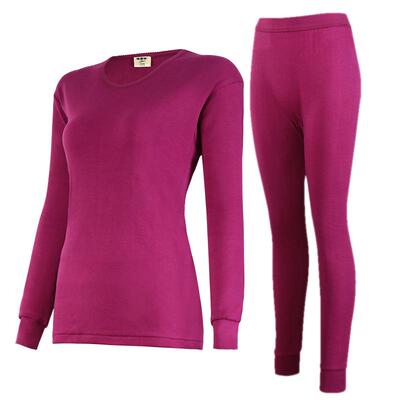 恒源祥圆领中老年全棉棉保暖内衣