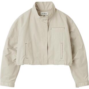 LILY BROWN2025秋冬新品休闲百搭立领短款抽绳夹克外套LWFJ254204