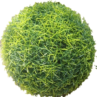 仿真草球塑料球花球吊花装饰布景落地田园仿真花假植物橱窗米兰