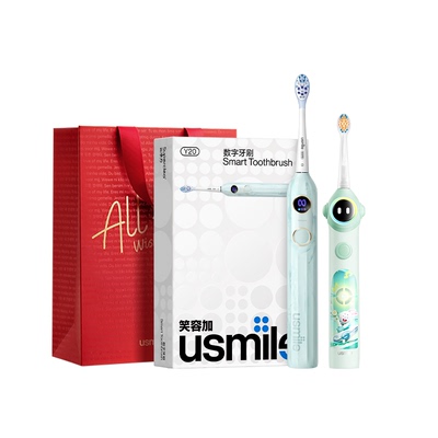 笑容加usmile电动牙刷全家套装