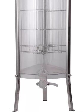 养蜂工具 两框透明手动亚克力摇蜜机 蜂蜜分离器 甩蜜机
