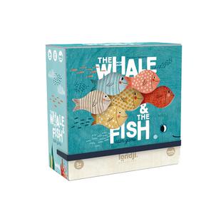 londji桌游鲸鱼和小鱼儿童益智拼图创意3岁男女孩玩具节生日礼物