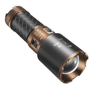 手电筒强光充电led耐用家用远射超长续航大容量46950超亮大功率