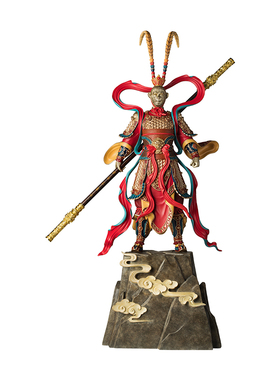 齐天大圣客厅桌面铜师傅铜