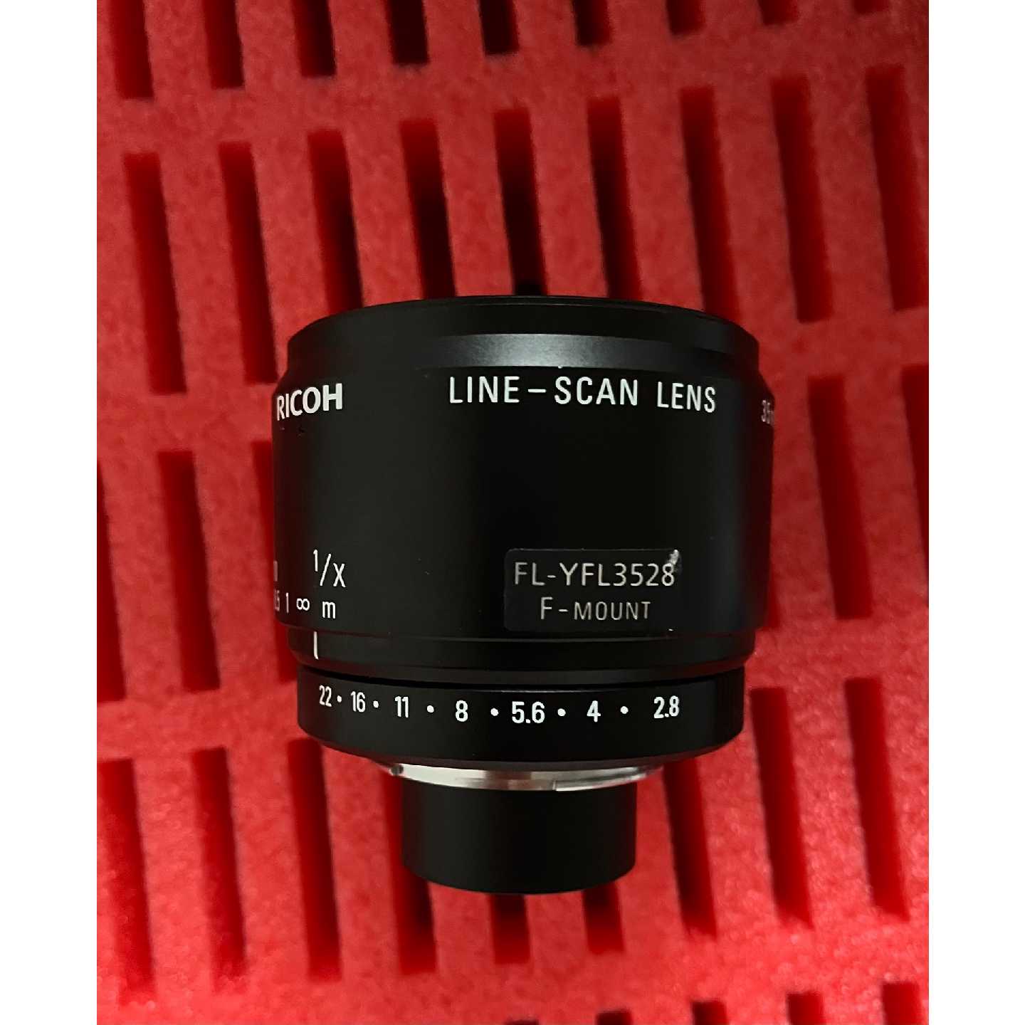 理光、宾得FL-YFL3528,线扫工业镜头,35mm,f1