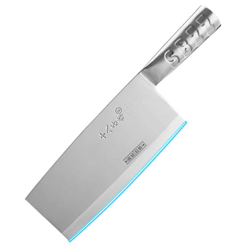 十八子作菜刀 家用切菜刀厨师专用斩切两用刀不锈钢刀具