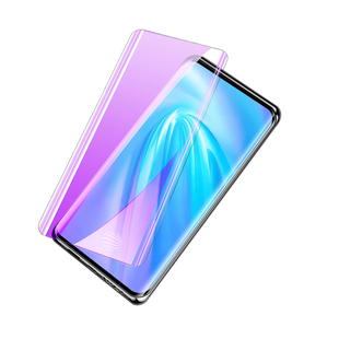 闪擎适用vivonex3钢化膜5G全覆盖玻璃vivnex3s手机膜全胶曲屏V1924A全包uv水凝膜防摔保护高清贴膜防爆抗蓝光